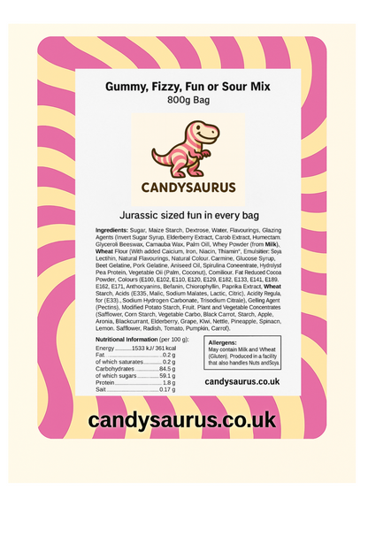 Candysaurus Pink Pick & Mix Sweet Platter