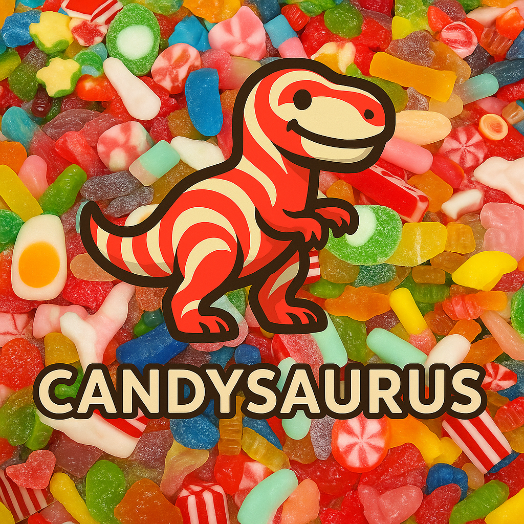 Candysaurus Fizzy Mix - large Pick and Mix Assorted Sweets, 800g Pick n Mix Sweets