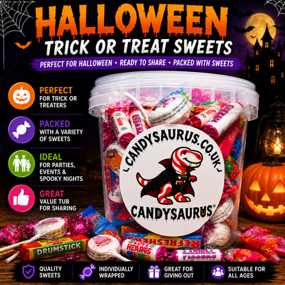 Halloween Sweets Bucket – Trick or Treat Sweets, Mixed Sweets & Individually Wrapped Treats