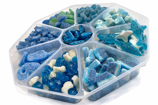 Candysaurus Blue Pick & Mix Large Sweet Platter