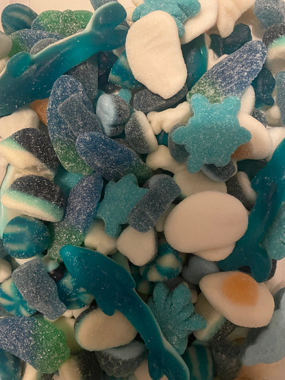 Candysaurus Blue Mix - large Pick and Mix Assorted Sweets, 800g Pick n Mix Sweets
