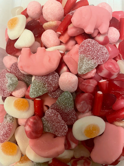 Candysaurus Pink Mix - large Pick and Mix Assorted Sweets, 800g Pick n Mix Sweets