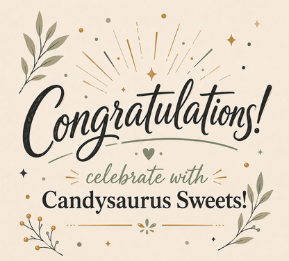 Congratulations Sweet Gift Box – 1kg Pick & Mix Sweets Hamper – Candy Gift Box for Graduation, Exam Results, New Job, Engagement, Well Done Gift, Celebration Present for Men, Women & Teenagers