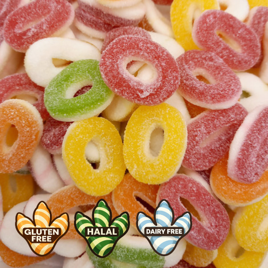 Fizzy Gummy & Foam Rings