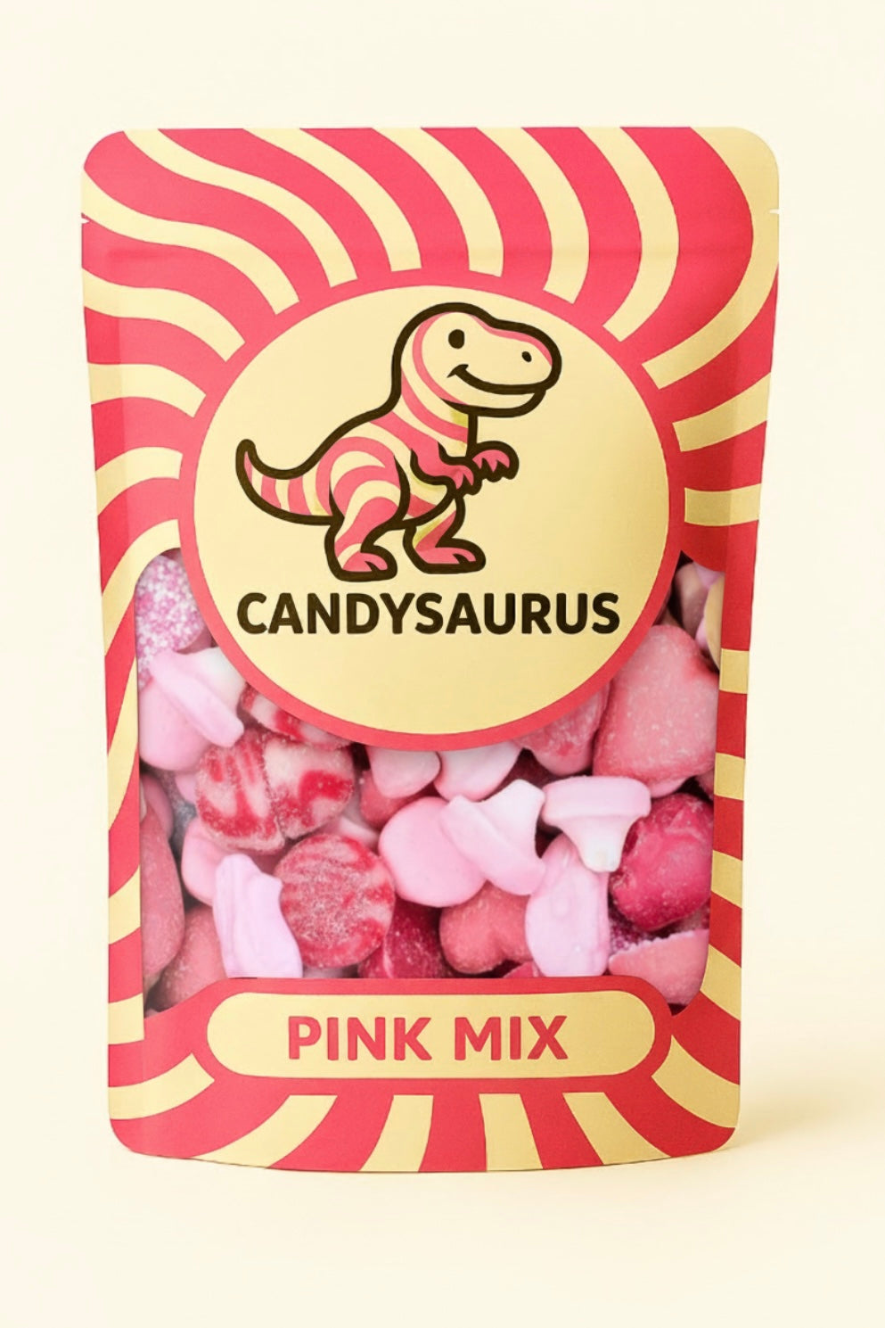 Candysaurus Pink Mix - large Pick and Mix Assorted Sweets, 800g Pick n Mix Sweets