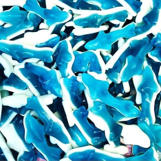 Gummy & Foam Blue Sharks