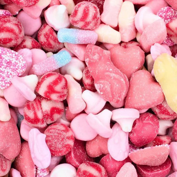 Candysaurus Pink Mix - large Pick and Mix Assorted Sweets, 800g Pick n Mix Sweets