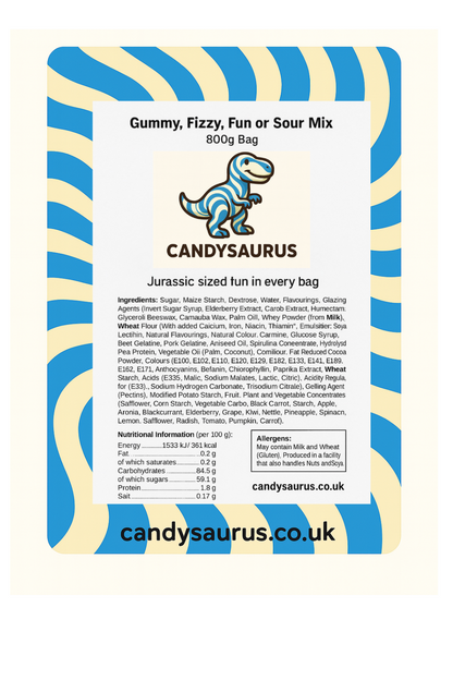Candysaurus Blue Pick & Mix Large Sweet Platter
