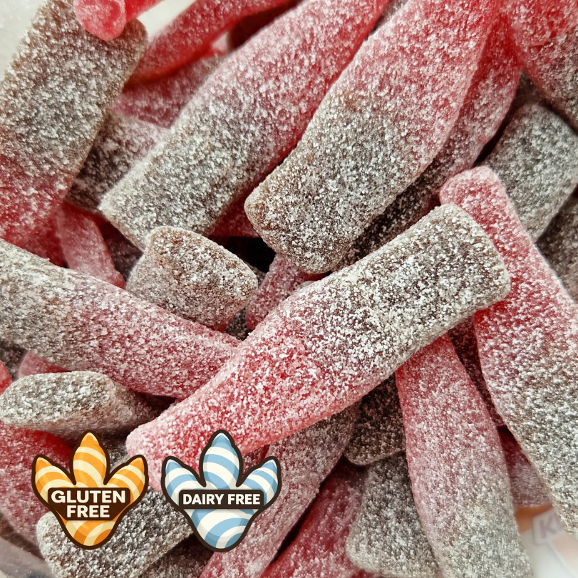 Jumbo Fizzy Cherry Cola Bottles