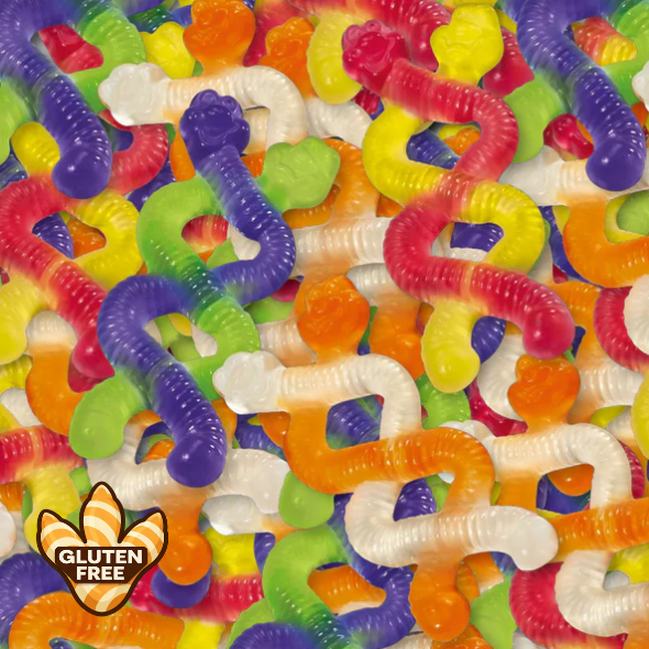 Squiggle Twist Sweet and Sour Worms