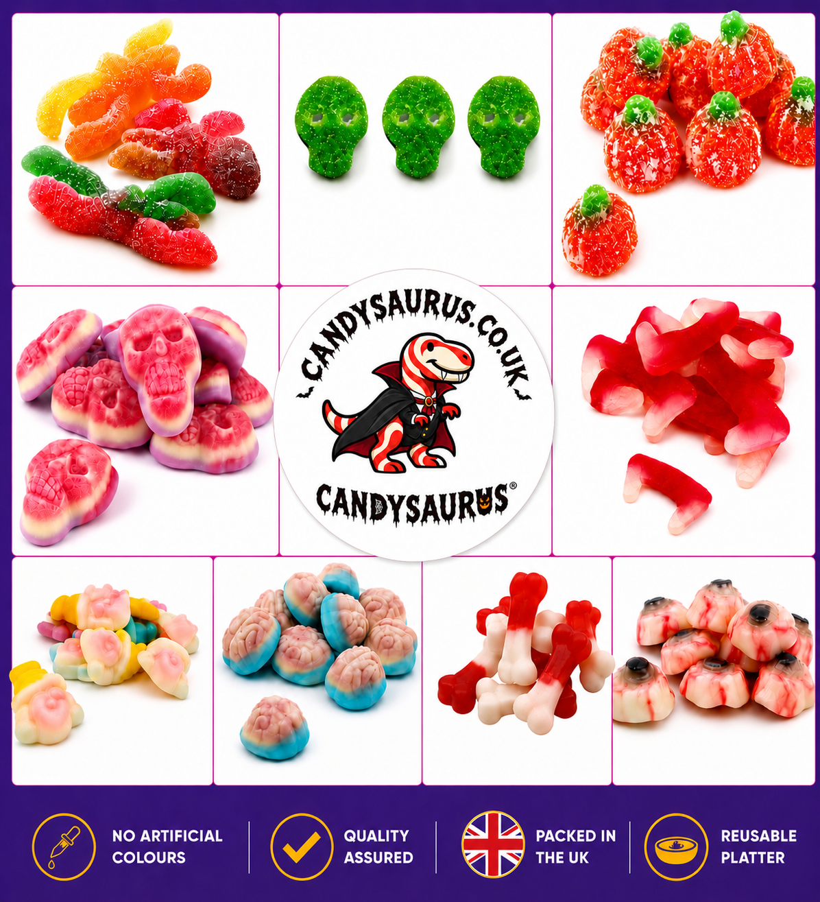 Candysaurus Halloween Pick & Mix Sweets Platter